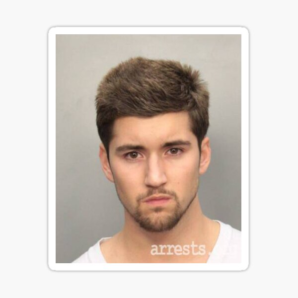 Jeff Wittek Mugshot Merch Sticker