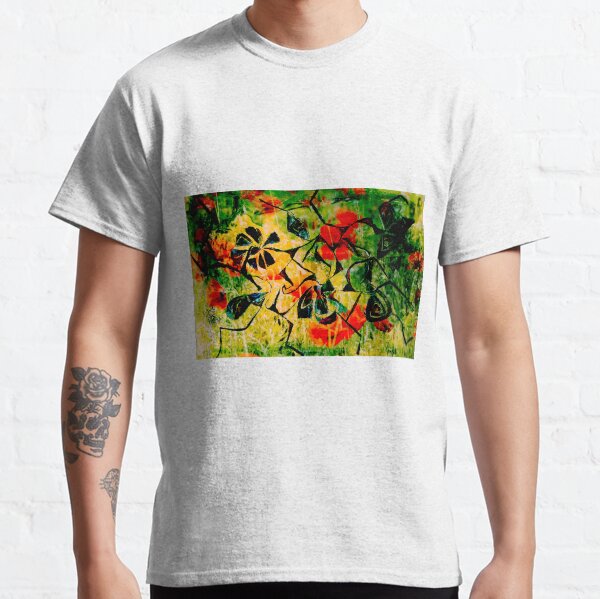 flowery abstract meadow Classic T-Shirt