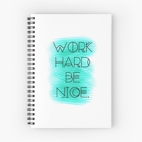 Item preview, Work Hard Be Nice designed and sold by lakegirldesignco.