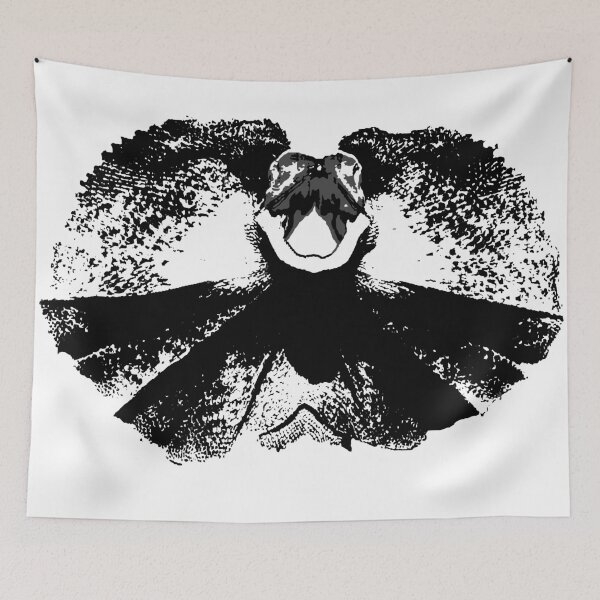 Item preview, Frilled Dragon Threshold Art designed and sold by HerpSVG.