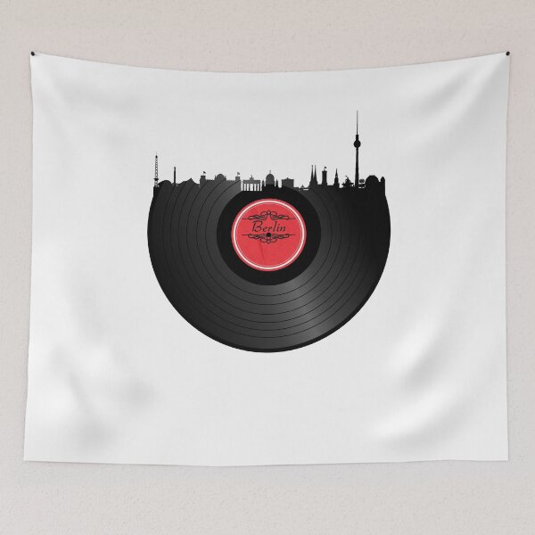 Item preview, Skyline Berlin Vinyl Record Dj Gift designed and sold by BornDesign.