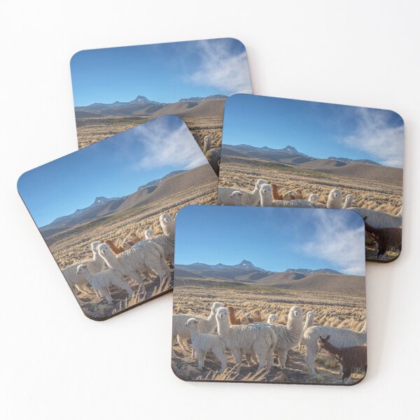 Item preview, Herd of Alpacas, Bolivia designed and sold by Delphimages Art.