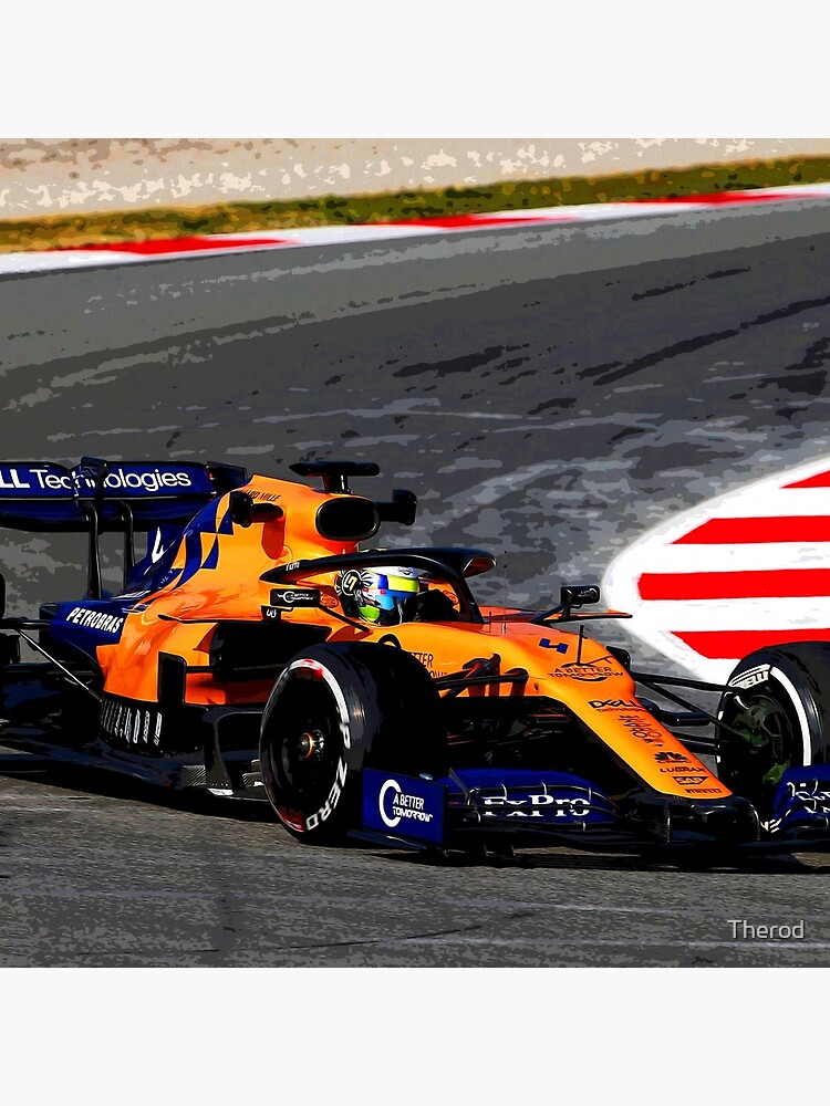 Lando Norris driving his 2019 Formula 1 car by Therod