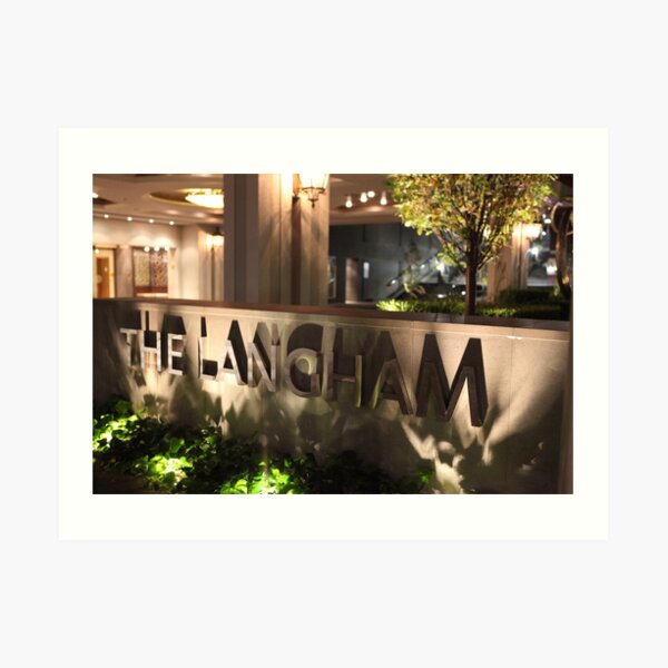 The Langham Art Print