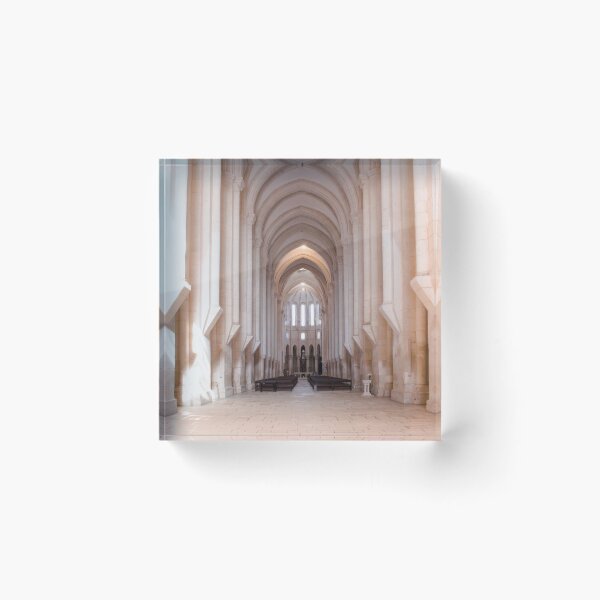 Item preview, Inside of Alcobaca Monastery. Well-lit nave towards the main chapel. designed and sold by Ana Fidalgo.