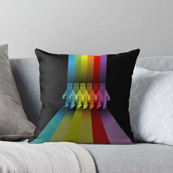 Item preview, Color: Rainbow Streaks Polar Bear designed and sold by Peppermint Narwhal.
