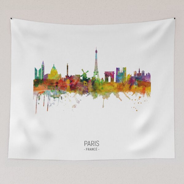 Item preview, Paris France Skyline designed and sold by ArtPrints.