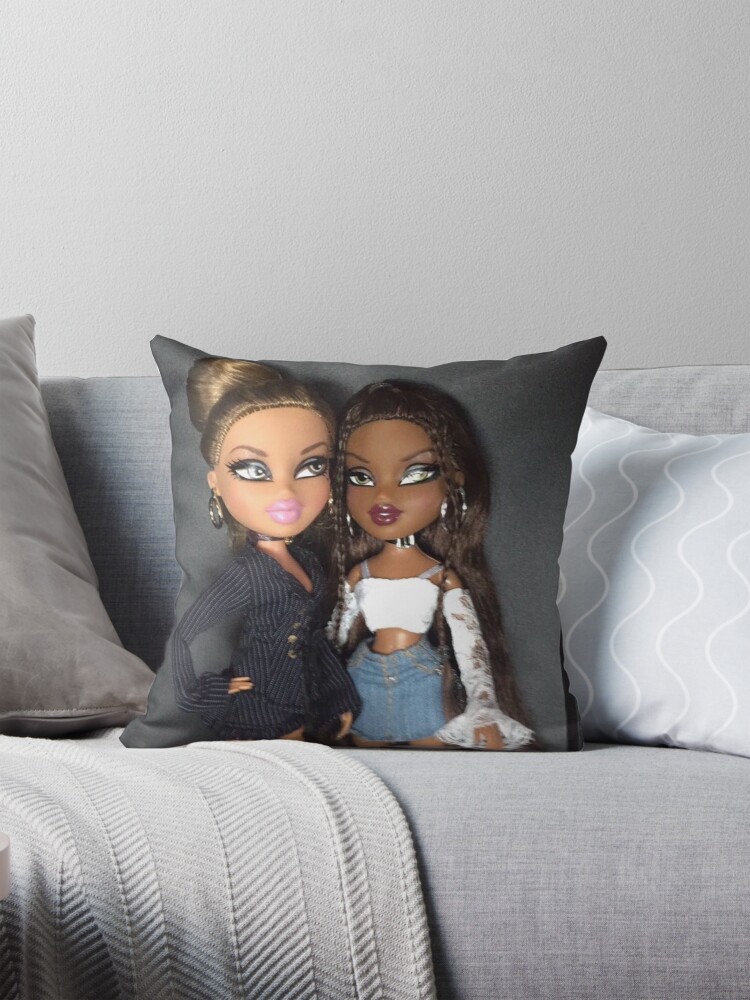 Bratz Yasmin and Sasha Doll Pillow for Sale by Bellaboi90 Redbubble