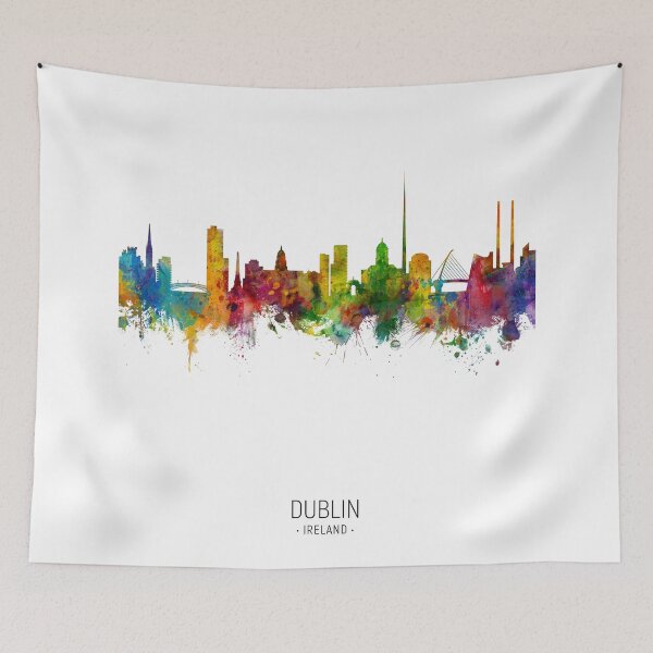Artikelvorschau, Dublin Irland Skyline entworfen und verkauft von ArtPrints.