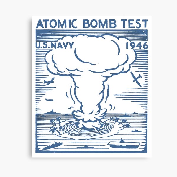1946 Atomic Bomb Test Canvas Print