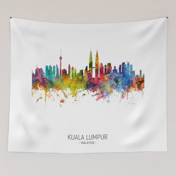 Item preview, Kuala Lumpur Malaysia Skyline designed and sold by ArtPrints.