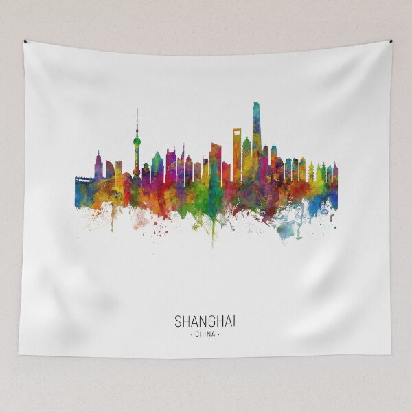 Item preview, Shanghai China Skyline designed and sold by ArtPrints.