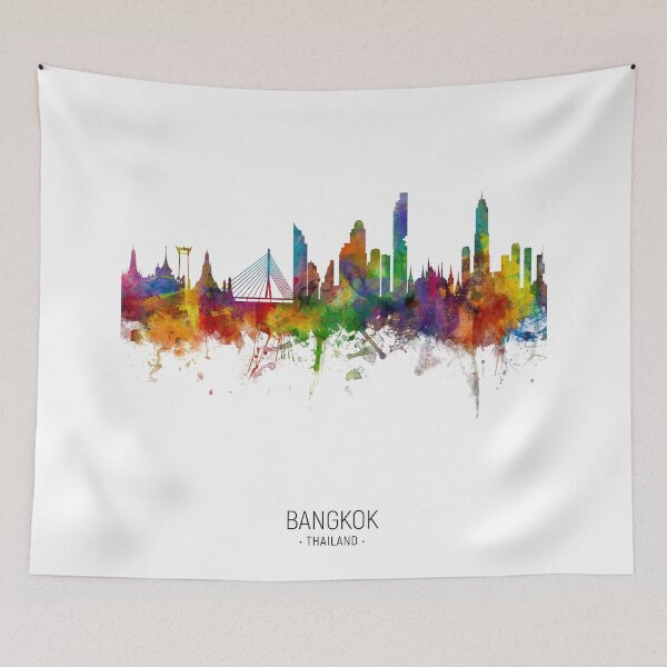 Artikelvorschau, Bangkok Thailand Skyline entworfen und verkauft von ArtPrints.