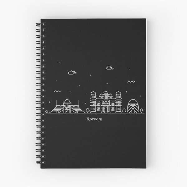 Item preview, Karachi Skyline Minimal Line Art Poster designed and sold by A Deniz Akerman.