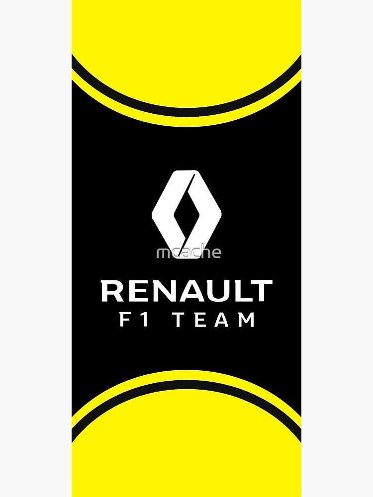 "Renault F1 Team" Poster by mcache | Redbubble