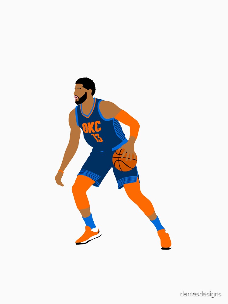 Paul George Cartoon Essential T-Shirt for Sale by damesdesigns