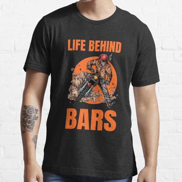 Life Behind Bars Men's Orange Cycling Jersey