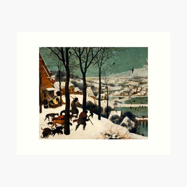 Item preview, The Hunters in the Snow (1565) by Pieter Bruegel the Elder / HD designed and sold by Antiquated Art.