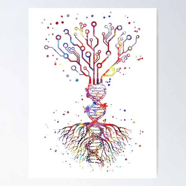 Item preview, Circuit board tree, dna tree designed and sold by Rosaliartbook.