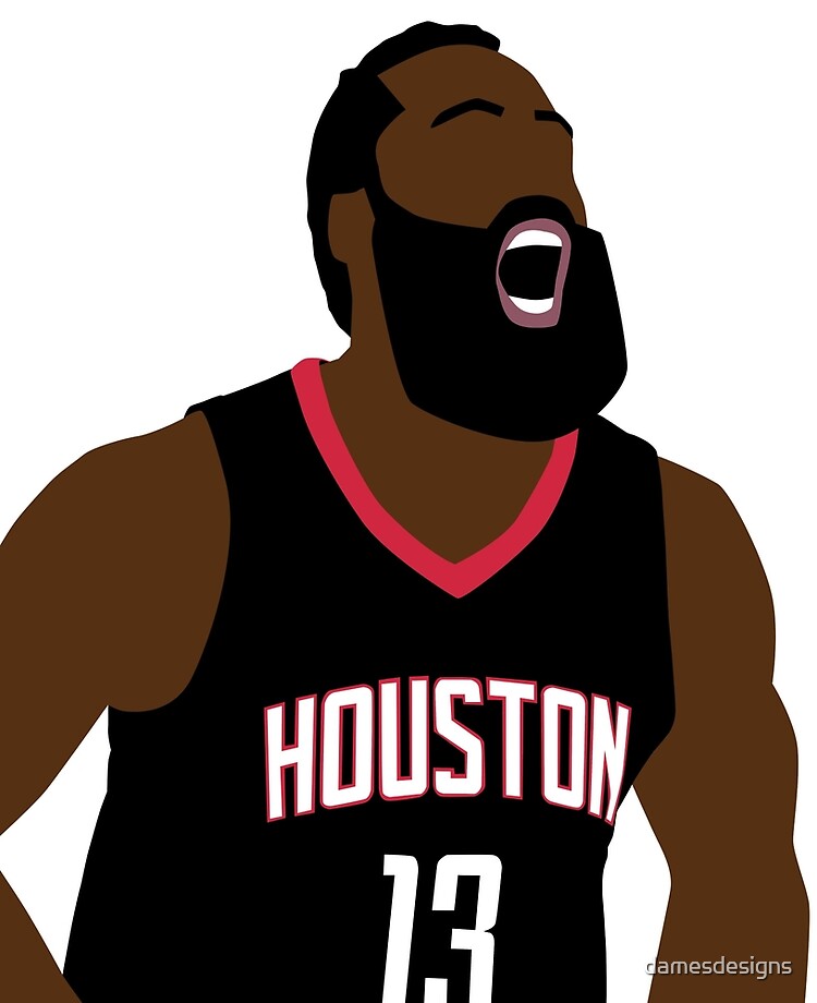 James Harden Black Rockets Jersey iPad Case & Skin for Sale by