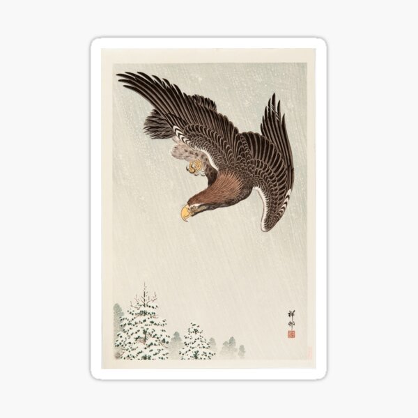 Item preview, Koson Ohara - Eagle designed and sold by ArtExpression.