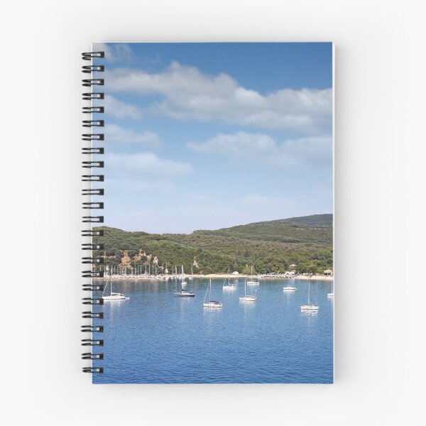 Item preview, Valtos beach and green hills Parga Greece summer season landscape  designed and sold by goceris.
