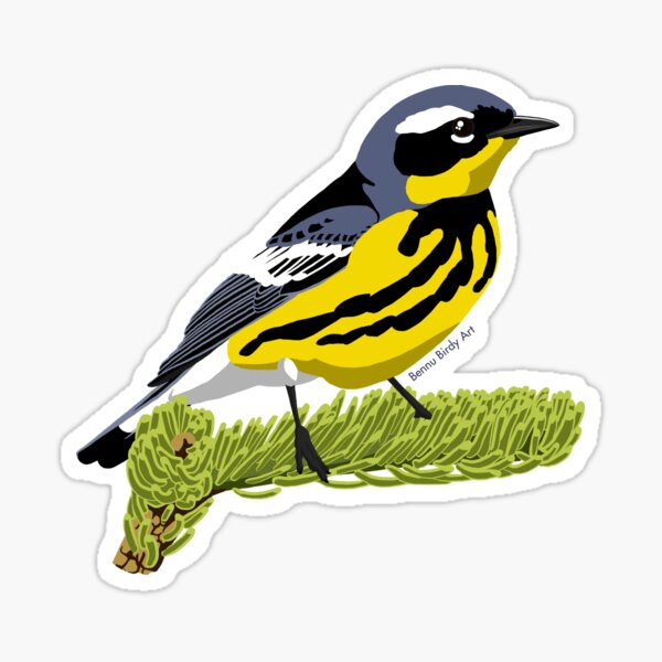 Item preview, Magnolia Warbler designed and sold by BennuBirdy.