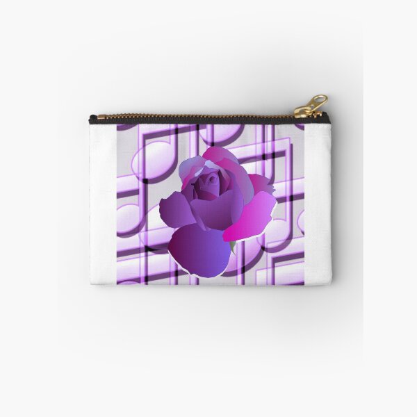 Item preview, Purple Music Notes Purple Rose designed and sold by moondreamsmusic.