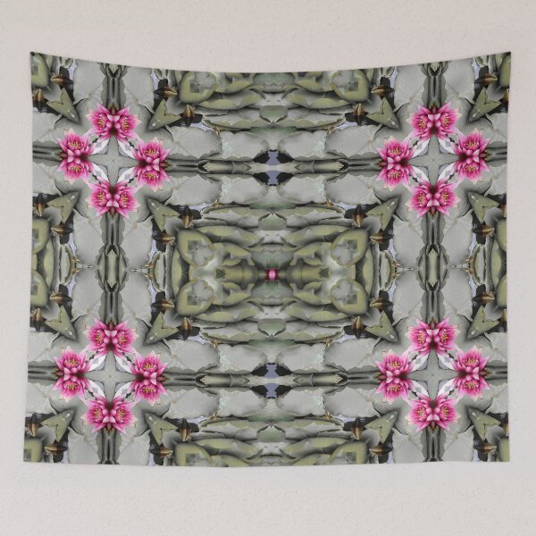 Item preview, Pattern, pink lotus flowers designed and sold by Reinvention.