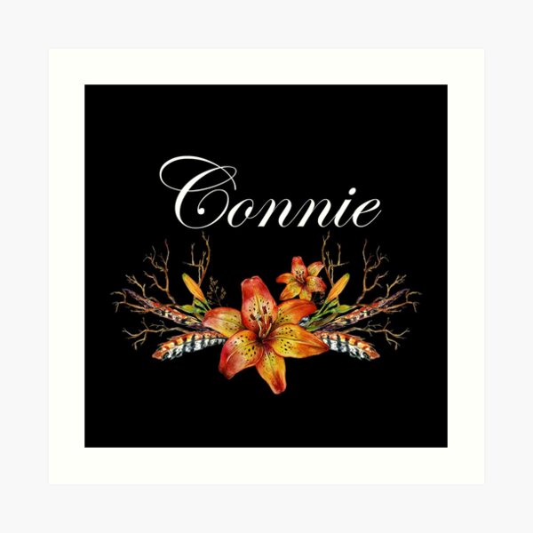 Connie Name Wall Art | Redbubble