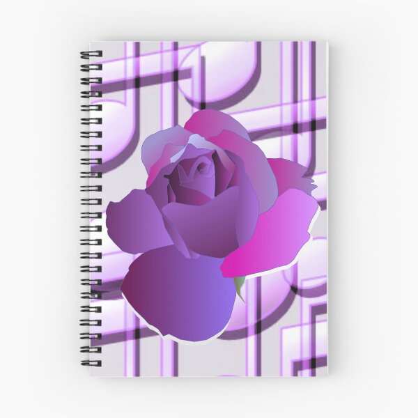 Item preview, Purple Music Notes Purple Rose designed and sold by moondreamsmusic.