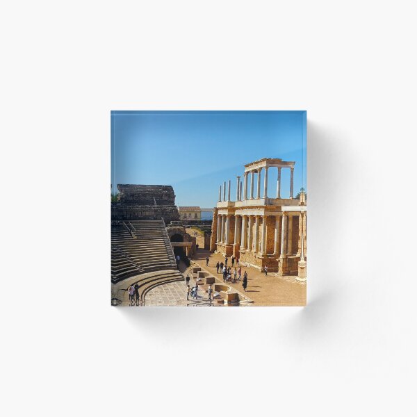 El teatro romano de mérida Bloque acrílico