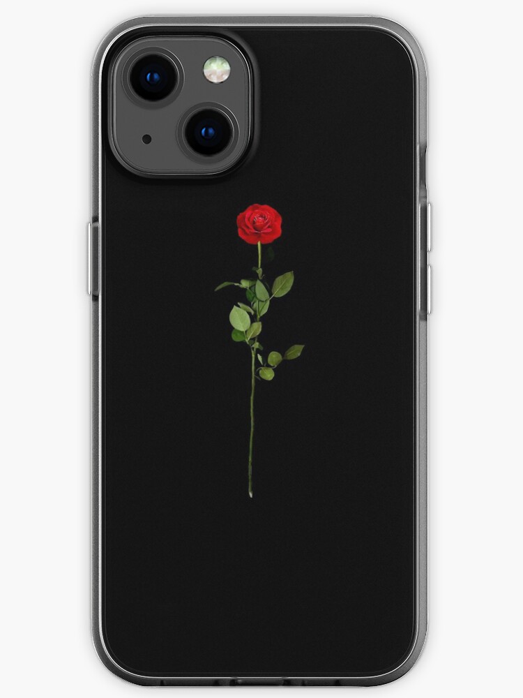 Black rose phone case Clearance