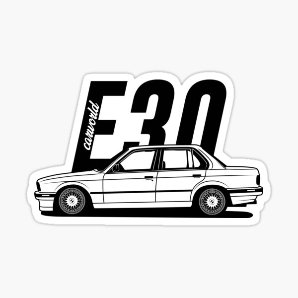 E30 Stickers Redbubble