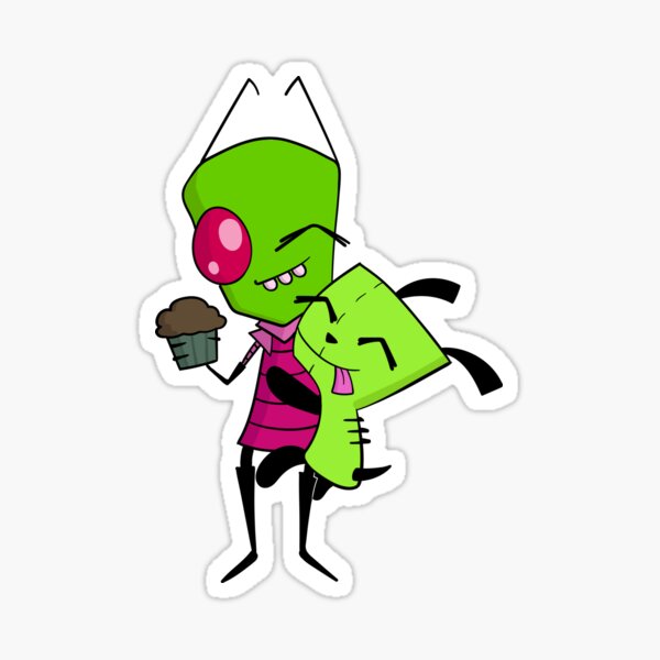 Item preview, Zim and Gir designed and sold by spoonzie.