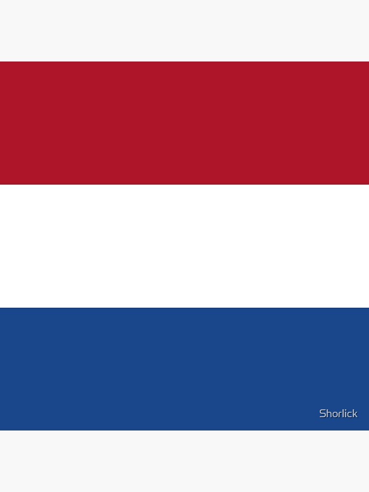 Aperçu 3 sur 3. Coussin avec l'œuvre Drapeau des Pays-Bas créée et vendue par Shorlick.