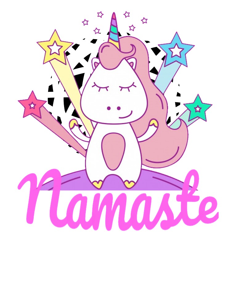 Cute Namaste Yoga Unicorn T-Shirt Cute Namaste Yoga Unicorn T-Shirt