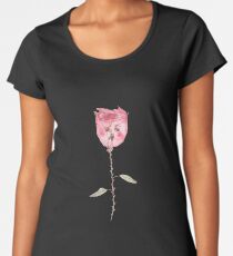 Traurige Blume Frauen Premium T-Shirts