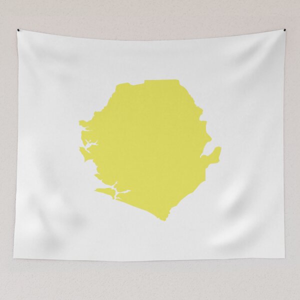 Item preview, Sierra Leone Love in Lemon Yellow designed and sold by Maren Misner.