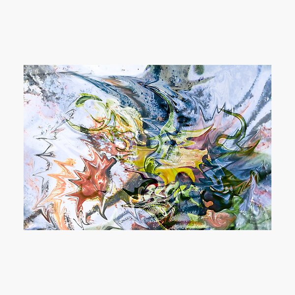 fluid objects art abstraction Photographic Print