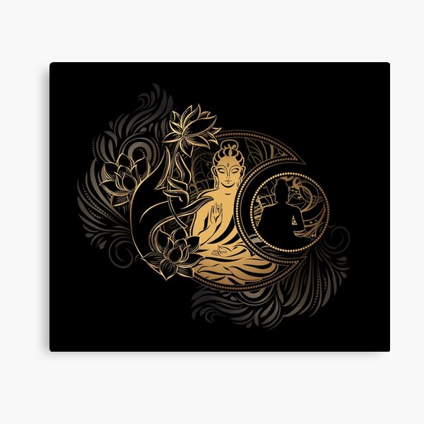 Item preview, Buddha Black & Gold designed and sold by christineiris.