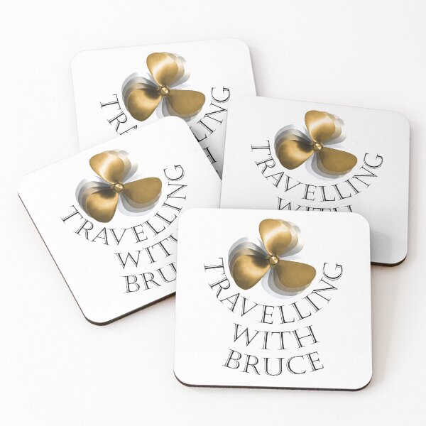 Item preview, Travelling with Bruce Propeller Logo designed and sold by Bruce Frommert.