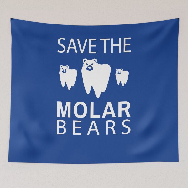 Aperçu de l'œuvre T-shirt Pun Tooth pour dentiste - Sauvez les ours molaires créée et vendue par deichmonster.