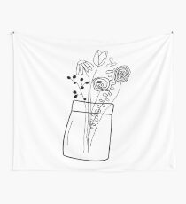Blumenvase Wandbehang