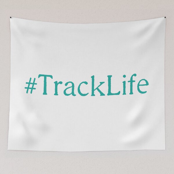 Item preview, #TrackLifeAqua designed and sold by SunnyLemonader.