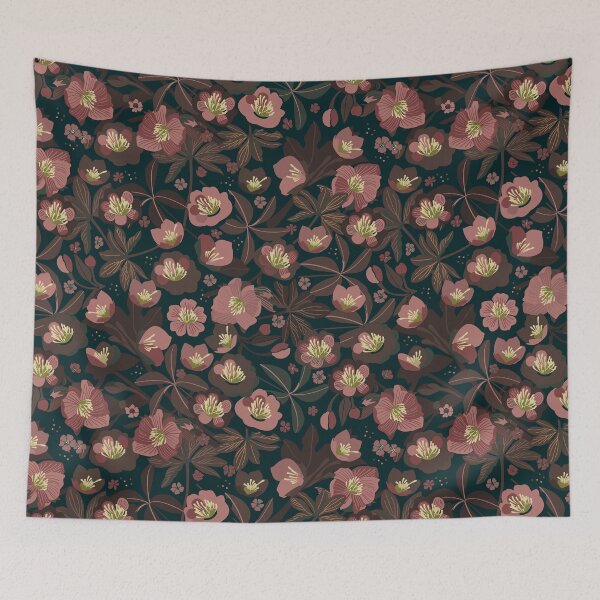 Item preview, Moody helleborus | blush brown  designed and sold by camcreativedk.