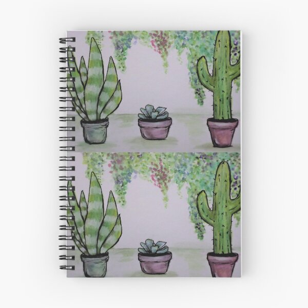 Item preview, Succulents in Pots with Draping Plants designed and sold by KawPrints.