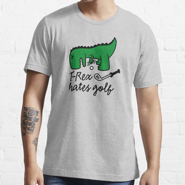 dinosaur golf shirt
