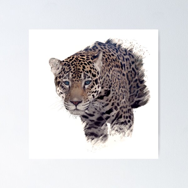 Artikelvorschau, Digitaler Anstrich des Leopardportraits entworfen und verkauft von svetlanna.