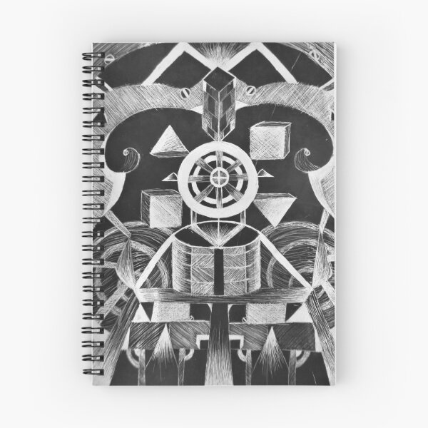 Item preview, Scratch-board Steampunk Complex and Abstract Scenery Design designed and sold by KawPrints.